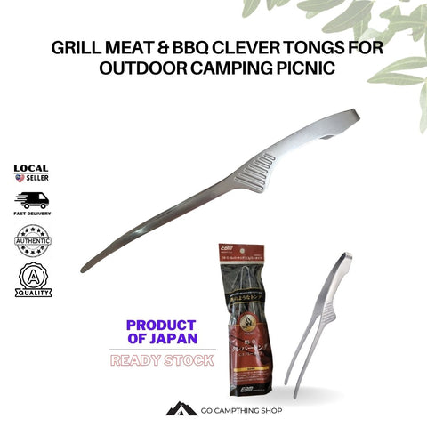 Grill Meat & BBQ Clever Tongs for Outdoor Camping Picnic
