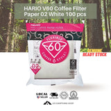 HARIO V60 Coffee 02 White 100 pcs imported from Japan