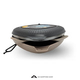 UCO 4-Piece Camping Mess Kit with Bowl, Plate and 3-in-1 Spork Utensil Set Outdoor Kitchenware