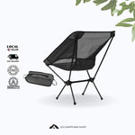 Ultralight Folding Chair Durable 600D Oxford Comfortable Storage Bag Included