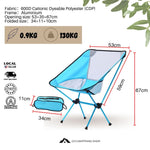 Ultralight Camping Outdoor Folding Chair Durable Cationic Polyester Bench Eco Friendly
