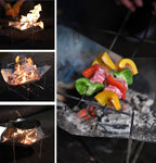 Bonfire BBQ Foldable Lightweight Stove Multi Purpose Grill Stand