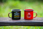 Enamel Outdoor Camping Mug Coffee Mug 350ml Black