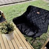 Foldable & Sturdy Moon Chair for Outdoor Camping Picnic Thickened Backrest