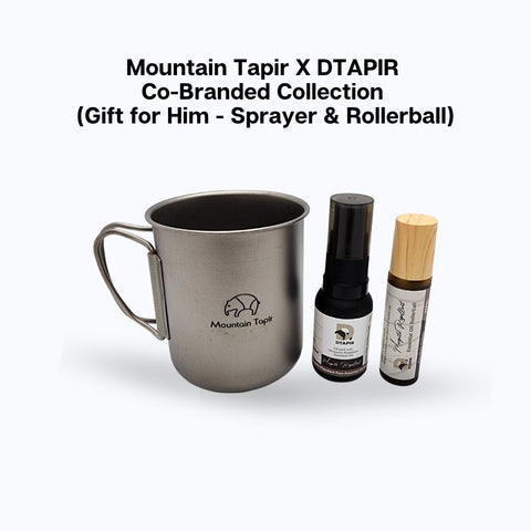 Mountain Tapir X DTAPIR  Co-Branded Collection(Gift for Him-Sprayer & Rollerball)