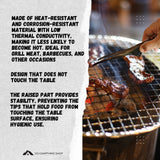 Grill Meat & BBQ Clever Tongs for Outdoor Camping Picnic