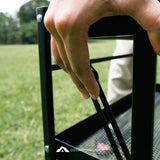 5050WORKSHOP Folding Shelf 3 Tier Steel Rack Camping Table Organizer