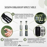 5050WORKSHOP Stainless Steel Camping Spice Mill Grinder