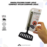 AWADA Folding Camp Utensils Lightweight Nylon Camping Cooking Tools