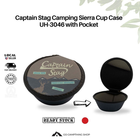 Captain Stag Camping Sierra Cup Case UH-3046 with Pocket