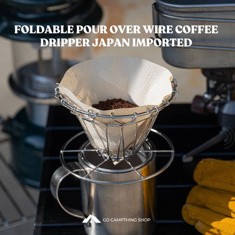 Foldable Pour Over Wire Coffee Dripper Japan Imported