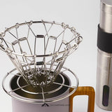 Foldable Pour Over Wire Coffee Dripper Japan Imported