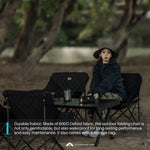 Foldable & Sturdy Moon Chair for Outdoor Camping Picnic Thickened Backrest