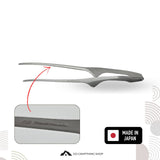 Japanese Hammered Stainless Steel Clever Tongs 240mm Made in Japan