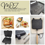 MOZ Sandwich Maker, Direct Fire, Top and Bottom Separated Type Mini Frying Pan