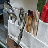 Outdoor Camping Cooking Tools Cutlery Storage Bag Hanging Tool Roll Pouch