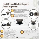 Post General Coffee Dripper Japan Imported