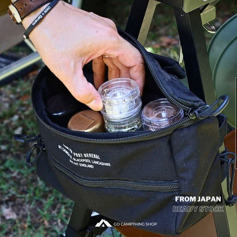POST GENERAL Multi Purpose Spice Tissue Bag for Travel Camping Outdoor Black Camo