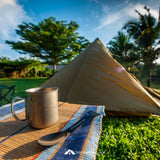 Pyramid Excursion 4 Persons Teepee Waterproof Camping Tent 240x210x162cm