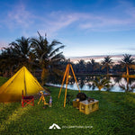 Pyramid Excursion 4 Persons Teepee Waterproof Camping Tent 240x210x162cm