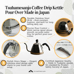 Tsubamesanjo Coffee Drip Kettle Pour Over Made in Japan