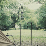 Ironwombat outdoor solid steel lamp stand
