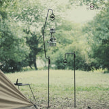 Ironwombat outdoor solid steel lamp stand