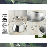 Outdoor Camping Aluminum Sierra Cup with Scale