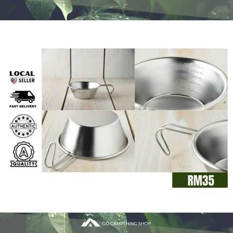 Outdoor Camping Aluminum Sierra Cup with Scale
