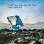 Ultralight Camping Outdoor Folding Chair Durable Cationic Polyester Bench