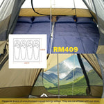 Pyramid Excursion 4 Persons Teepee Waterproof Camping Tent