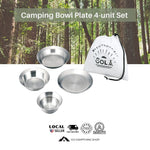 Camping Bowl Plate 4-unit Set
