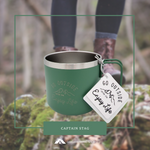 CAPTAIN STAG Monte Mug Double Stainless Vacuum Insulation Heat/Cold 350ml For Camping Picnic