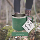 CAPTAIN STAG Monte Mug Double Stainless Vacuum Insulation Heat/Cold 350ml For Camping Picnic