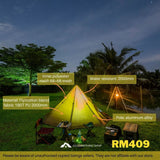 Pyramid Excursion 4 Persons Teepee Waterproof Camping Tent