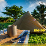 Pyramid Excursion 4 Persons Teepee Waterproof Camping Tent