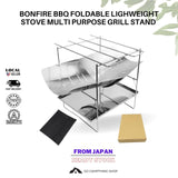 Bonfire BBQ Foldable Lightweight Stove Multi Purpose Grill Stand