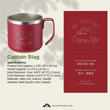 CAPTAIN STAG Monte Mug Double Stainless Vacuum Insulation HeatCold 350ml
