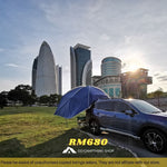 Car Side Tarp Tent Awning Sun Shade Curtain UV Protection Navy Blue Color