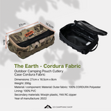 The Earth Outdoor Camping Pouch Cutlery Case Cordura Fabric Korea Imported