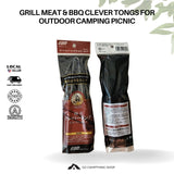 Grill Meat & BBQ Clever Tongs for Outdoor Camping Picnic