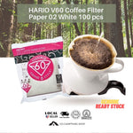 HARIO V60 Coffee 02 White 100 pcs imported from Japan