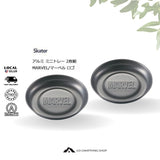 MARVEL Aluminium Plates 2 Pcs  SKATER for Outdoor Camping Picnic