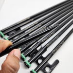 Mountain Tapir 10 pc Pegs Stake 40 cm for Camping Outdoor Ground Nail Tent Flysheet Metal Peg Black