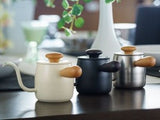Miyazaki MCO-7 Miya coffee Drip Pot for Single Cup, 0.4 L; White