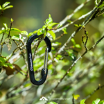 Mountain Tapir 6cmx3cm Aluminum Alloy Carabiner, Locking Carabiner, Key Holder Multi-Functional Household Hook