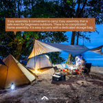 Mountain Tapir Camping Tarp Octagon Large 5.1m x 5.1m Waterproof Silver Coated Flysheet