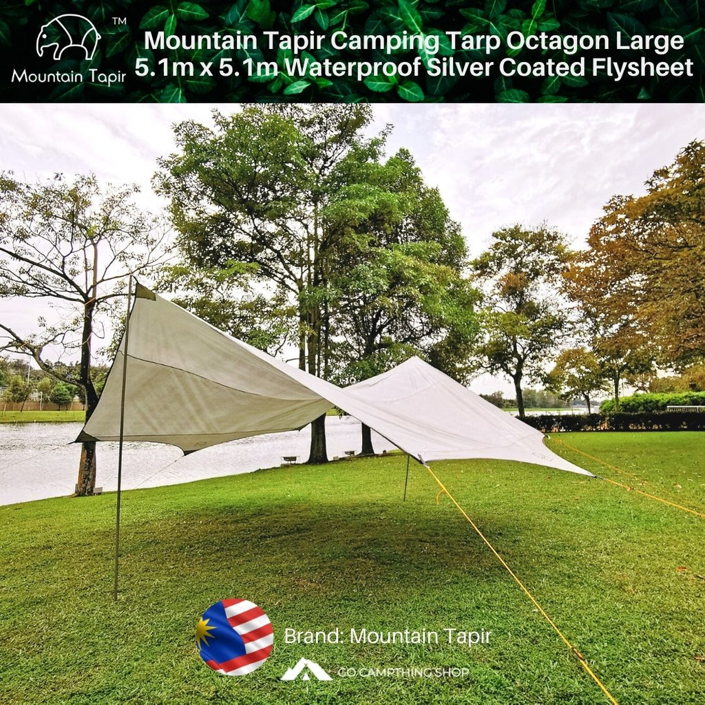 Octagonal Waterproof Camping Tarp Tent Mattress Tent Floor Tarp Picnic