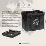 Mountain Tapir Multi-Purpose Foldable Outdoor Camping Storage Tote Bag