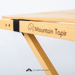 Mountain Tapir Camping Wooden Foldable Table (90*60*44cm)